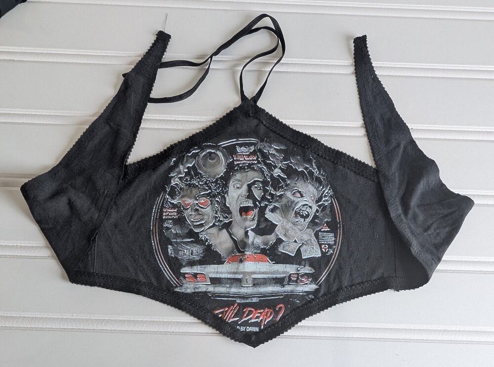Upcycled Evil Dead Halter Top